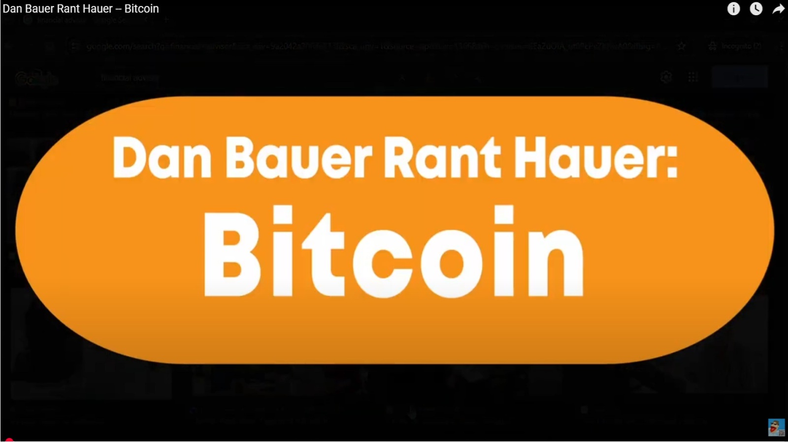 DBRH Bitcoin Video Thumbnail